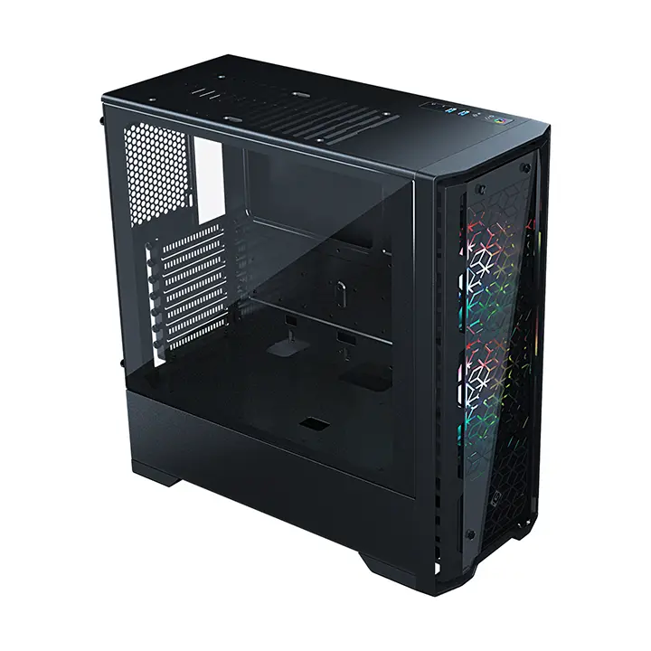 Right side view of Neo Qube 2 showing airflow mesh